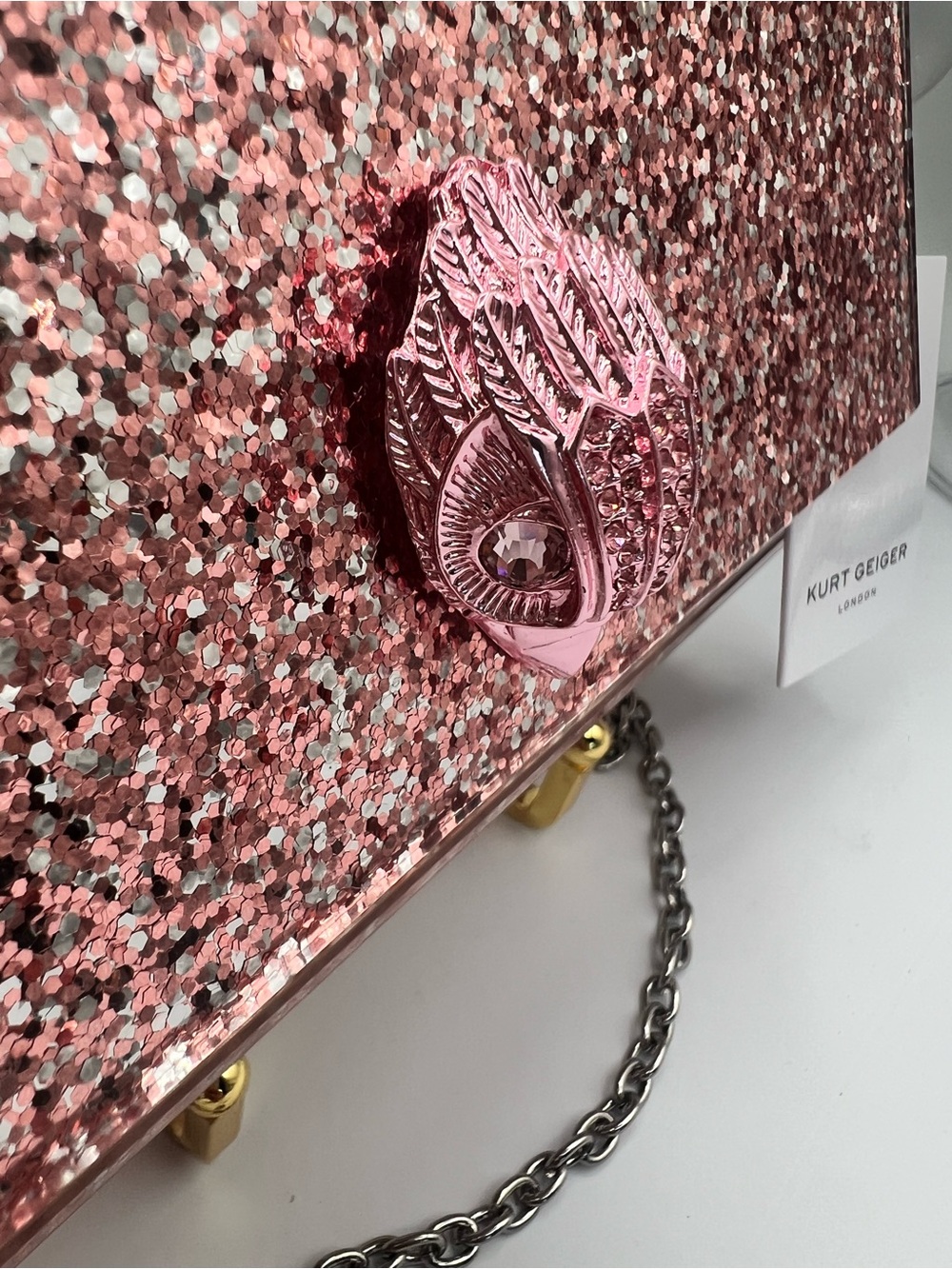 NWT Kurt Geiger London Drench Party Eagle Two Way Bag - Picture 6 of 14